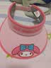 Hello Kitty儿童帽子夏季防晒遮阳帽男女童大帽檐空顶太阳帽 TKM1036美乐蒂 实拍图
