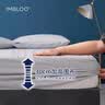 imbloo A类防水床笠防螨抗菌隔尿透气席梦思床垫保护套夏季床罩套可定制 安心款-奶油霜白（单件床笠） 180*200cm（40cm以下床垫可用） 实拍图