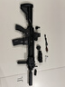 瓜乐熊天弓hk-416自动连发突击步枪水发竞技高射速金属软弹wargam发射器 暗色顶配版（金属弹夹+金属闪光消音+红外手电战术盒） 三角洲8-12岁男孩六一儿童节礼物成年人高级高端玩具枪 实拍图
