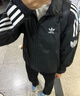 adidas宽松日常舒适运动夹克外套男女春季新款阿迪达斯官方三叶草   黑色（推荐选大一码)   XL 晒单实拍图