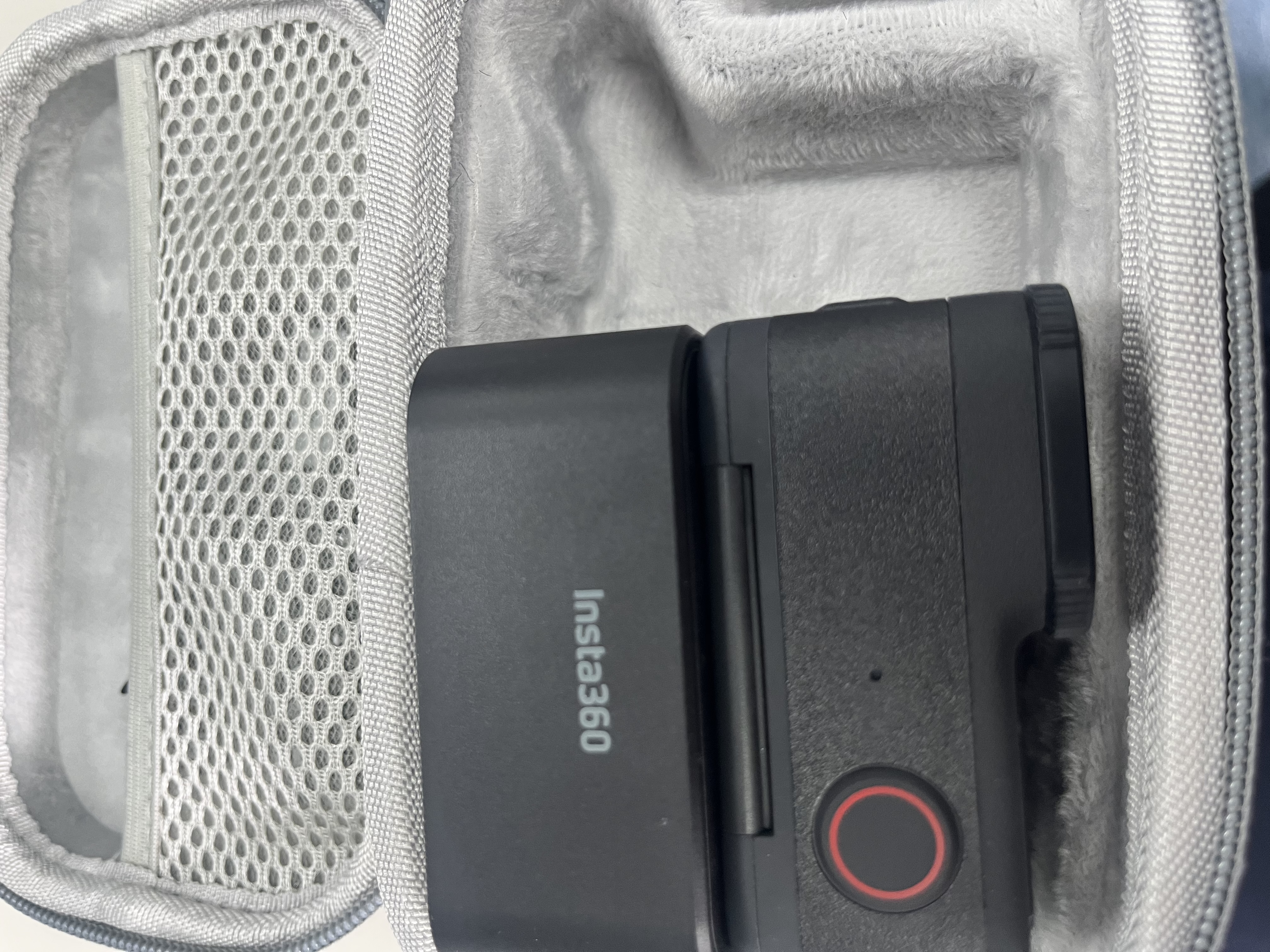 Smorss适用影石Insta360 Ace Pro2运动相机迷你收纳包街拍套装收纳盒360Ace/GoPro通用便携包配件盒灰 实拍图