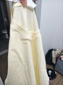 【京东直采】重磅纯棉 圆领短袖男款t恤衣服女士t恤服装真5折专场 浅米（短袖） L （110-125斤） 实拍图
