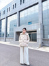 波司登冬羽绒服女士修身短款休闲加厚脱卸帽立领休闲百搭外套 实拍图
