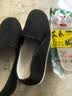 正品3520艾草防臭开车黑布鞋一脚蹬中老年牛筋底鞋老北京男女布鞋 艾草布鞋（黑底） -标准尺码 38 (240mm) 标准运动鞋尺码 实拍图