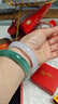 中国黄金（CHINA GOLD）次日达白月光手镯荔枝冻玉镯子年轻款生日首饰送女朋友老婆礼物 今/次日达**（宽镯）11mm白月光手镯【56圈口】 实拍图