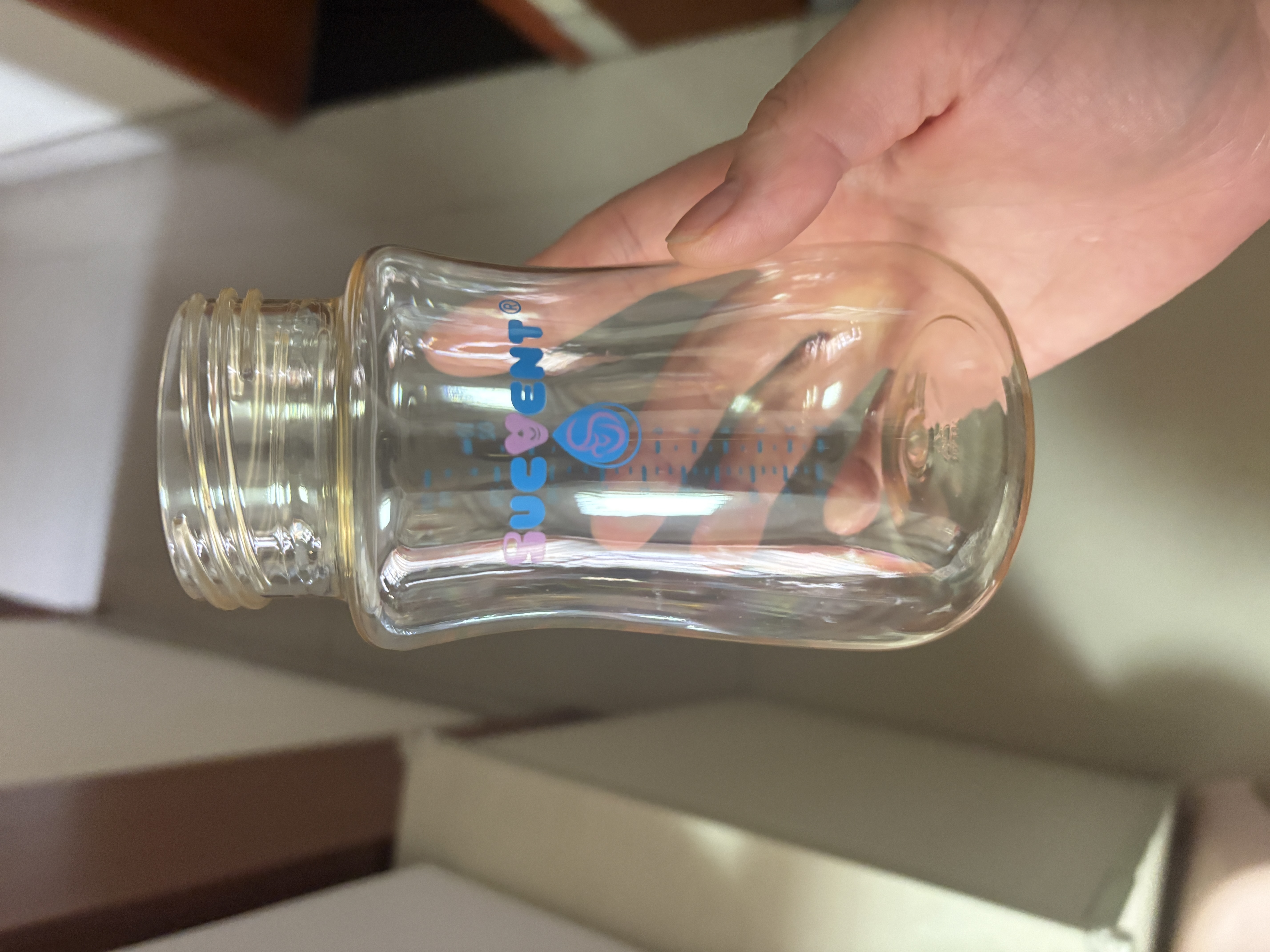舒婴学饮杯杯1岁以上大宝宝儿童防摔吸管直饮水杯奶瓶ppsu300ml 实拍图
