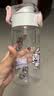 FGA富光儿童水杯手提学生直饮杯tritan弹盖春夏男女杯子蓬蓬兔470ml 实拍图