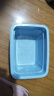 塑料收纳箱家用加大容量整理储物箱子多功能装衣服玩具收纳盒 北欧蓝专享 24*18*14cm 【不带轮】 实拍图