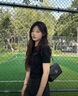 CALWAN KEODH包包女款轻奢真皮链条斜挎包单肩小方包生日礼物高级感送女友老婆 黑色-品牌百搭实用走心女生闺蜜 实拍图