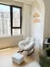 千禧华府摇摇椅成人躺椅懒人沙发大人客厅阳台家用室内休闲企鹅摇椅灰色 实拍图