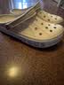 卡骆驰（CROCS）贝雅卡骆班洞洞鞋轻便耐磨一脚蹬男休闲鞋女鞋时尚沙滩鞋|205089 冬日白/彩色-1LI(含智必星) 43 (270mm) 实拍图