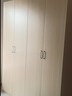 全友（QUANU）家居现代简约风成品大衣柜顶柜组合家具家用卧室分段式衣橱柜子 【白橡木色】1.6m四门衣柜 多规格灵活组合+科学分区收纳 实拍图