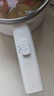 美的（Midea）电煮锅 小电锅 不锈钢0涂层电热锅 宿舍小锅多功能锅 1.6L学生寝室一体泡面小火锅XZC2017G 配蒸笼 实拍图