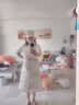 啄木鸟破洞棒球帽子男女通用斜纹棉鸭舌帽显脸小加大加宽帽檐软顶遮阳帽 卡其色 均码 帽围可调(头围55-60cm) 实拍图