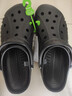 卡骆驰（CROCS）贝雅洞洞鞋男鞋女鞋轻便耐磨一脚蹬拖鞋休闲鞋百搭花园鞋|10126 黑色-001(含智必星) 45 (290mm) 实拍图