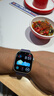 Apple/苹果 Watch S11 智能手表GPS款46毫米银色铝金属表壳雾紫色运动型表带M/L MEVX4CH/B 实拍图