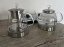 FUNORK全自动上水电热水壶电茶壶泡茶专用烧水器茶台烧水壶一体机茶桌茶几嵌入式茶具 蒸茶款不锈钢色（37x20cm） 实拍图