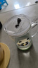 科巢儿童牛奶杯3-6岁以上宝宝学饮杯喝奶瓶玻璃直饮吸管刻度饮水 威斯汀大熊猫（350ml）单柄 实拍图