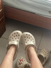 卡骆驰（CROCS）白鹿同款经典云朵洞洞鞋时尚百搭女鞋花园鞋沙滩鞋|206750 白色-100(含智必星) 36 /37(230mm) 实拍图