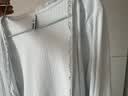 森马（Semir）陈都灵|防晒衣女2026新款夏短款蕾丝开衫V领修身凉感潮流外搭上衣 实拍图