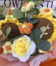 京东鲜花毛绒花束成品毛线编织玫瑰生日礼物送女友闺蜜儿童老师毕业礼物 实拍图