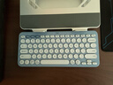 罗技（Logitech）时尚系列K390无线蓝牙键盘 超薄便携  K380升级版蓝色 79键 实拍图