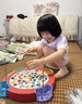 乐亲（Lechin）男女孩钓鱼玩具电动旋转磁性捕鱼捞鱼玩具红色 实拍图