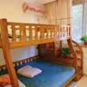 莱客轩（LAIKEXUAN）胡桃色儿童上下床美式双层实木高低子母床上铺140下铺160 实拍图
