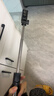 超迷你手机自拍杆蓝牙抖音直播一体式伸缩便携拍照摄影支架三脚架通用 黑色升级款款带灯 实拍图