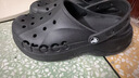 CROCS卡骆驰洞洞鞋贝雅洞洞鞋轻便运动鞋耐磨一脚蹬拖鞋休闲鞋|10126 黑色-001 41 /42(260mm) 实拍图