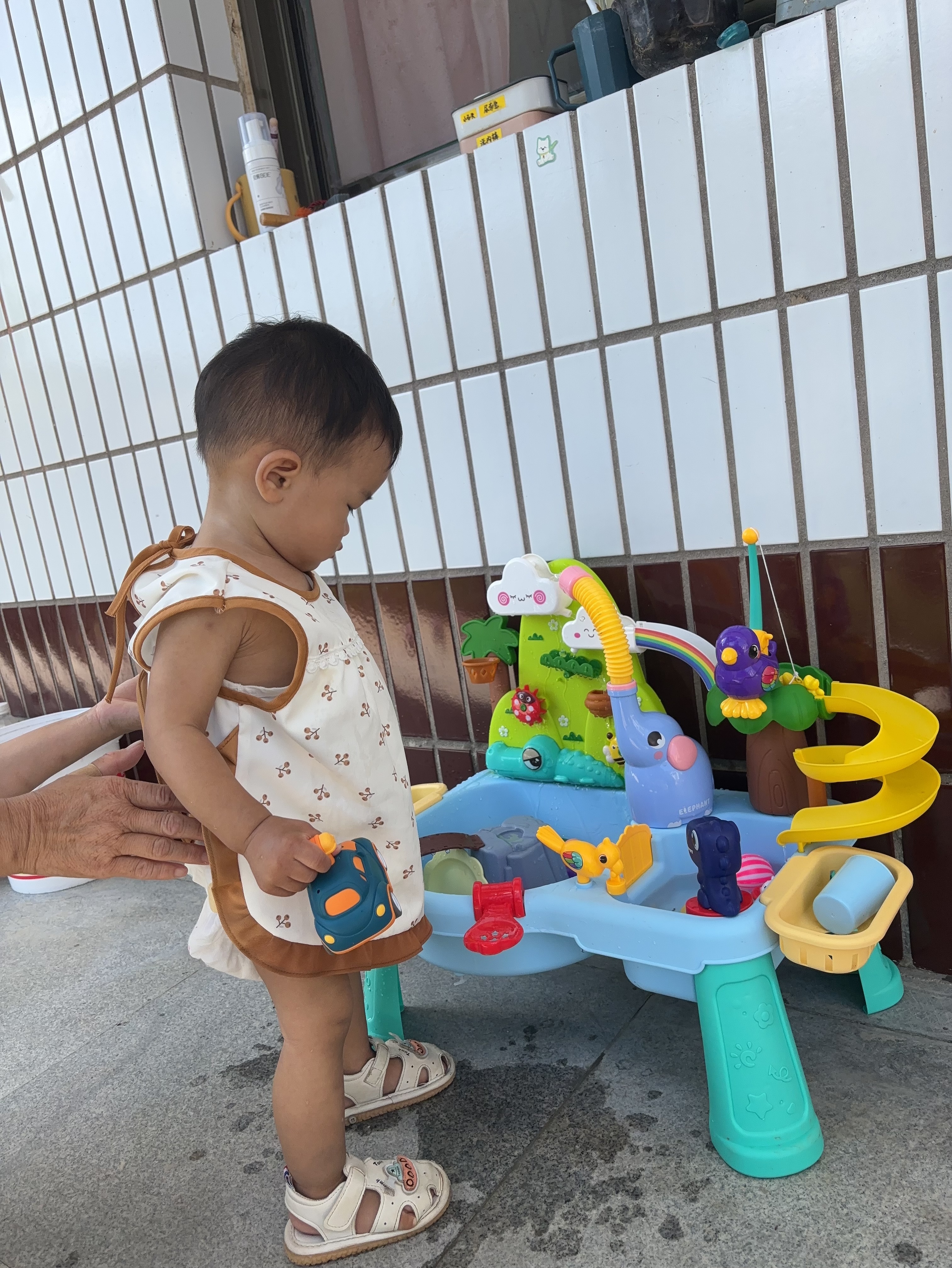 贝瑞加（Babyprints）儿童背心2件装男女宝宝夏季无袖打底衫纯棉坎肩吊带上衣 绿80 实拍图