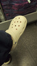 卡骆驰（CROCS）檀健次同款经典洞洞鞋轻便百搭女沙滩鞋包头拖鞋男鞋|10001 骨白色-2Y2(含智必星) 40 (250mm) 实拍图