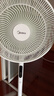美的（Midea）【幸运草安睡1S】一级能效直流变频声控电风扇家用遥控卧室静音落地扇台式桌面抗菌大风力转页扇 实拍图