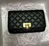 CHARLES&KEITH经典菱格链条小方单肩斜挎包包女包生日礼物送女友CK2-70160131 Black黑色 小包 实拍图