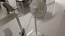 美菱（MeiLing）电风扇/落地扇家用平面扇立式摇头电扇办公卧室节能省电/台立两用多叶大风量香薰款MPF-DLHM6P 实拍图
