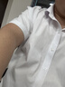 啄木鸟（TUCANO）短袖衬衫男士夏季抗皱免烫正装衬衣商务休闲百搭上衣男装白色 4XL 实拍图
