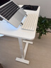宜家（IKEA）【单品包邮】BOLLSIDAN波席当移动床边桌升降桌简易电脑桌懒人桌 笔记本电脑支架白色+电线管理盘 实拍图