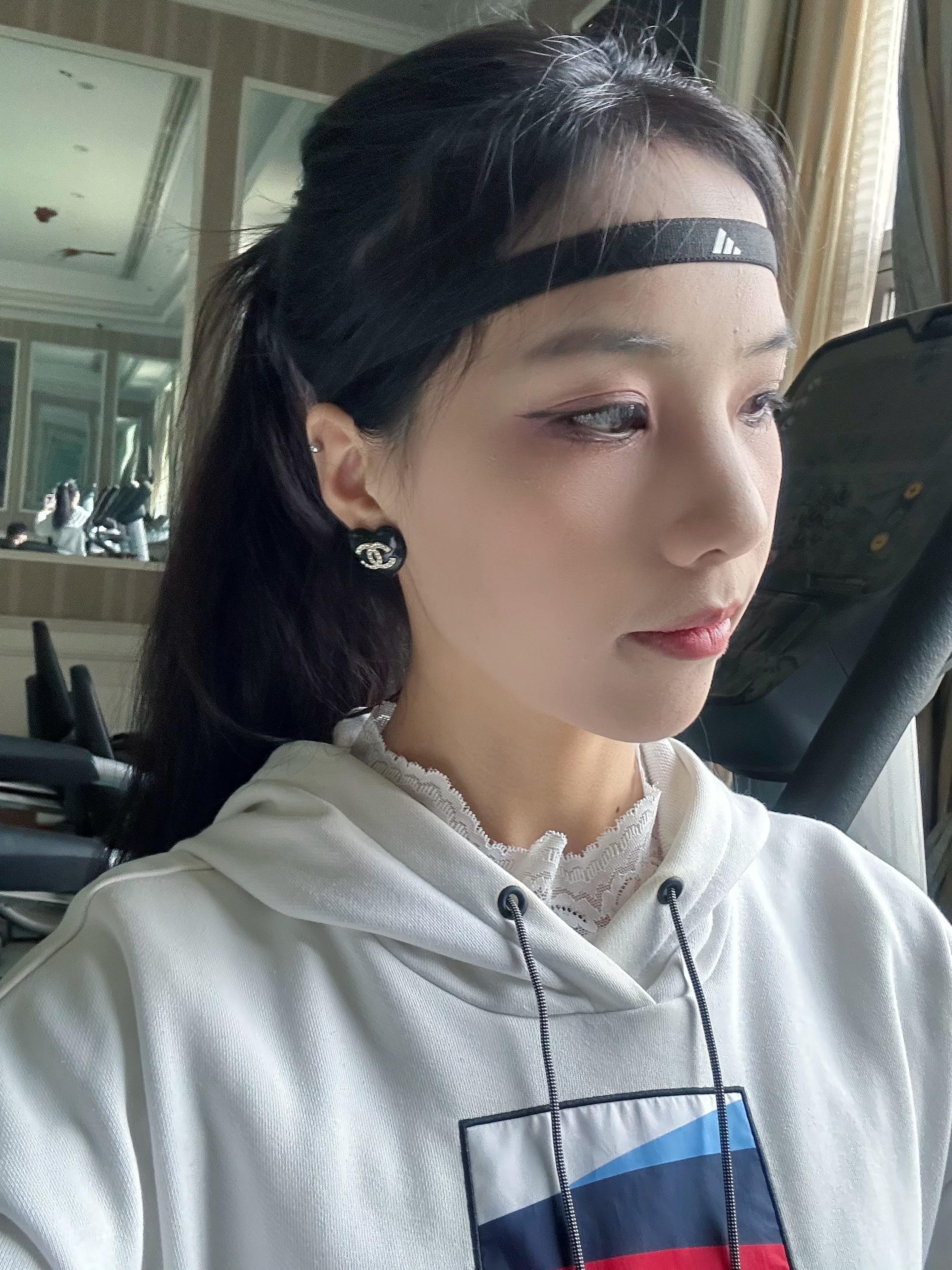 阿迪达斯（adidas）运动发带男女吸汗止汗头带跑步导汗带篮羽毛球防汗头巾头箍束发带 实拍图