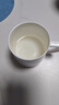 陶相惠陶瓷茶杯带盖办公室茶杯骨瓷纯白会议水杯260ml小号陶瓷杯子定制 实拍图