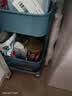 宜家（IKEA）拉斯克家居小推车置物架移动茶水桌书包架客厅厨房收纳架 大号35×45×77cm｜蓝灰色 实拍图