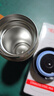 膳魔师（THERMOS）保冷保温杯400ML高真空不锈钢商务办公保温杯JCG-400C SBK 实拍图