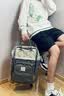MYD双肩包女大学生书包大容量通勤电脑包出差旅行包情侣同款背包男 （L）葵瓜子/奇异果 实拍图