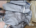 乾朗 乾朗 防静电工作服套装男女夏季长袖透气耐磨劳保服带反光条电焊工服汽修工程服加油站电力局工装可定制logo 灰色夏长套装180 实拍图