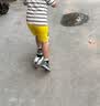 361°大儿童滑板车6-10-12-16岁以上便携式青少年代步神器两轮双刹车 【简约白】双刹车/闪光轮 实拍图