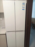 海尔（Haier）冰箱418升十字对开门超薄零嵌入式白色风冷无霜一级能效双变频家用大容量电冰箱小红花国家补贴15% 70宽+超薄零嵌入式+黑金净化 实拍图