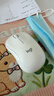 罗技（Logitech）M221 轻音鼠标 无线鼠标 办公鼠标 对称鼠标 带无线微型接收器 米白色 实拍图