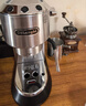 德龙（Delonghi）咖啡机 半自动咖啡机 小型家用意式浓缩15Bar泵压式 不锈钢手动打奶泡EC885.M EX:4 星空银礼物 实拍图