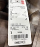 优衣库棉麻衬衫式茄克/格子/长袖男装外套夹克490283 09 黑色 XL 实拍图