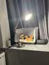 宜家（IKEA）FORSA芙萨台灯书桌灯办公桌可调节装饰简约寝室床头灯 银色+灯泡 E14 实拍图