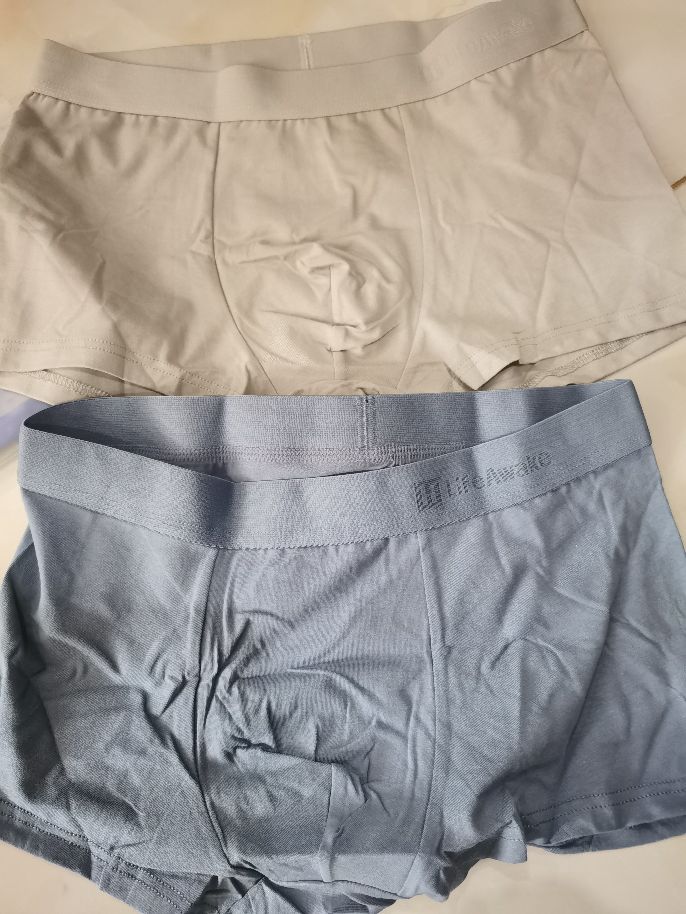 海澜之家【全身抗菌】男士纯棉内裤男含桑蚕丝大码男生平角四角短裤衩3条 实拍图
